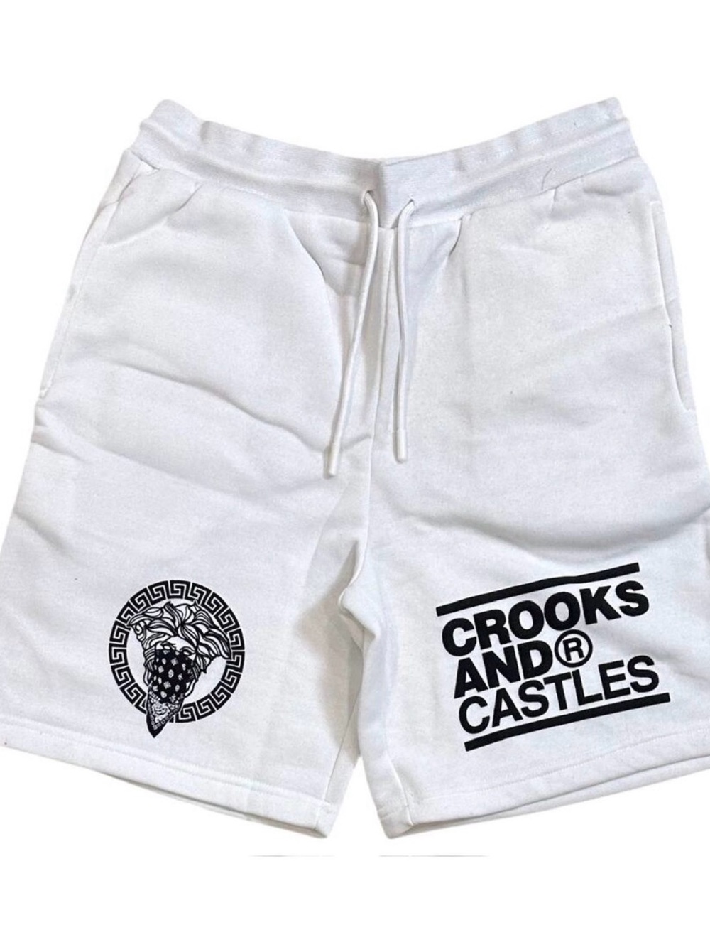 Crooks & Castles Men's Sweatshorts Bandito Medusa Fleece Shorts